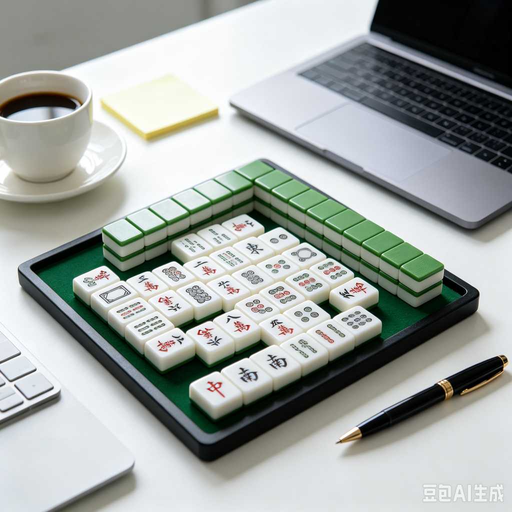 mini pocket mahjong travel set